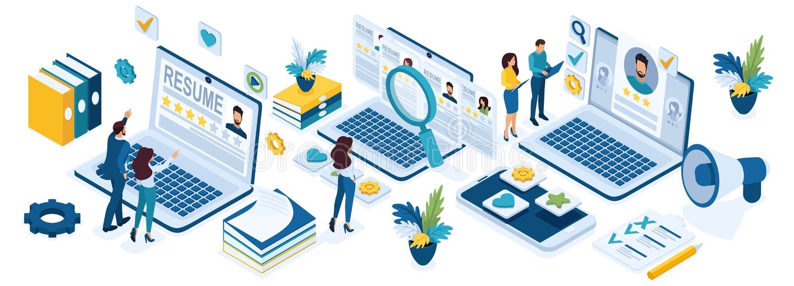 Assunzione isometrica della gente di affari, concetto di assunzione, responsabili di ora, cercatori di lavoro, riassunti Assunzione isometrica della gente di affari, concetto di assunzione, responsabili di ora, cercatori di lavoro, riassunti