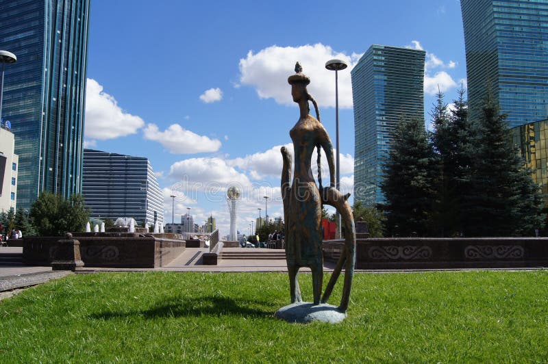 Astana die Hauptstadt von Kasachstan, moderne Kunst stockfotos Astana die Hauptstadt von Kasachstan, moderne Kunst stockfotos