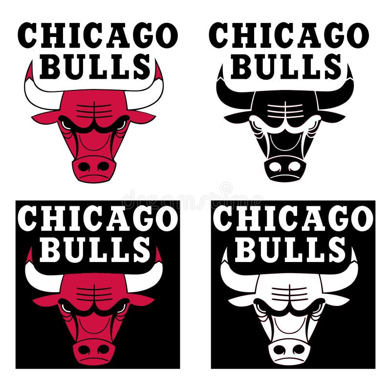Chicago Bulls Logo Editorial Illustrative on White Background Editorial  Photography - Illustration of 76ers, north: 209798237