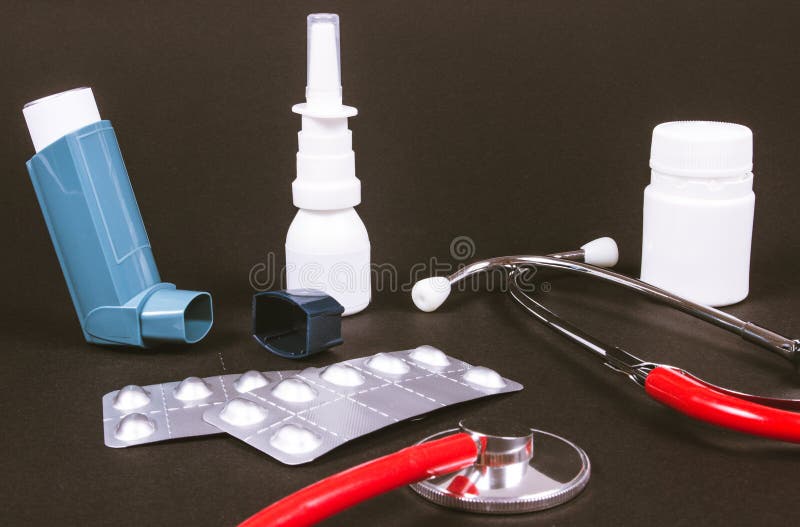 Asthma or Allergies Inhaler. Stock Image Image of inhaler, care 97908321