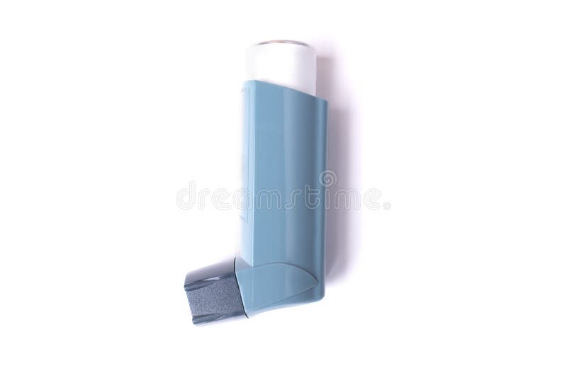 Asthma inhaler isolated on white background stock images Asthma inhaler isolated on white background stock images