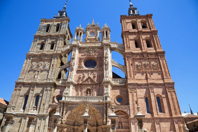 Astorga s Cathedral facade