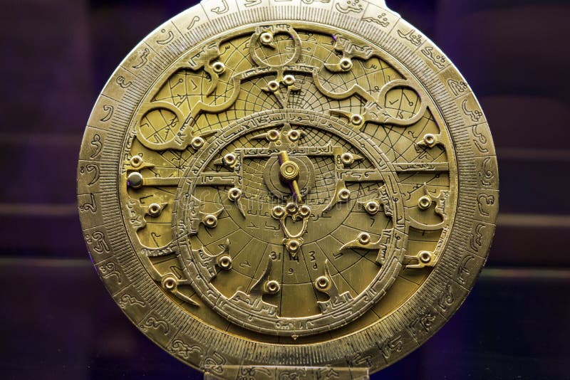 Antique Brass Astrolabe Arabic 13th Century Marine Navigation Astrological Globe 