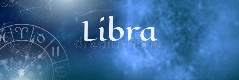 Astrología mística del zodiaco del libra stock de ilustración Astrología mística del zodiaco del libra stock de ilustración