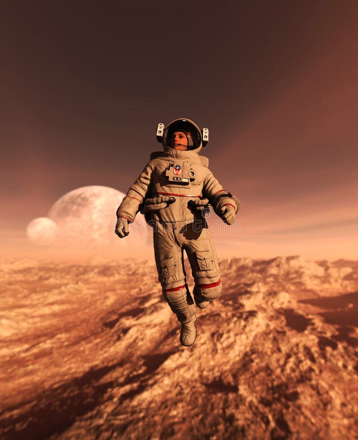 Astronaut royalty free illustration