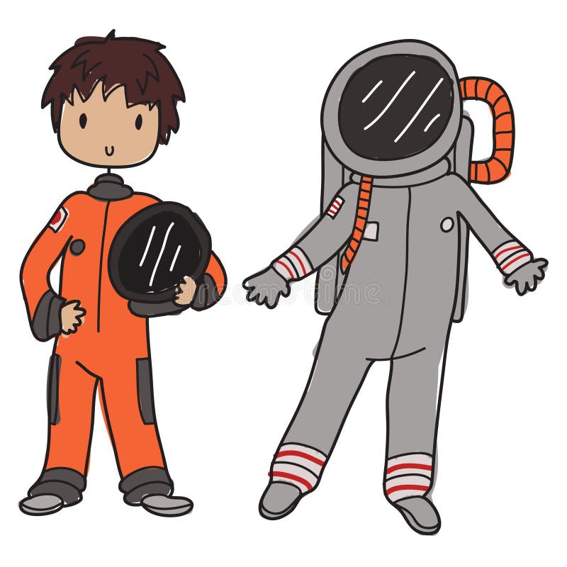 Astronaut stock vector. Illustration of mascot, person - 31858918