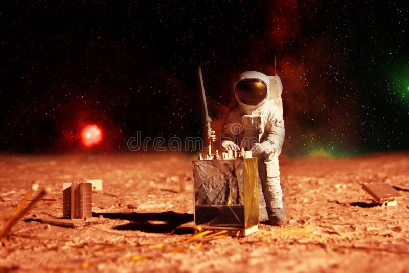 Astronaut on mars