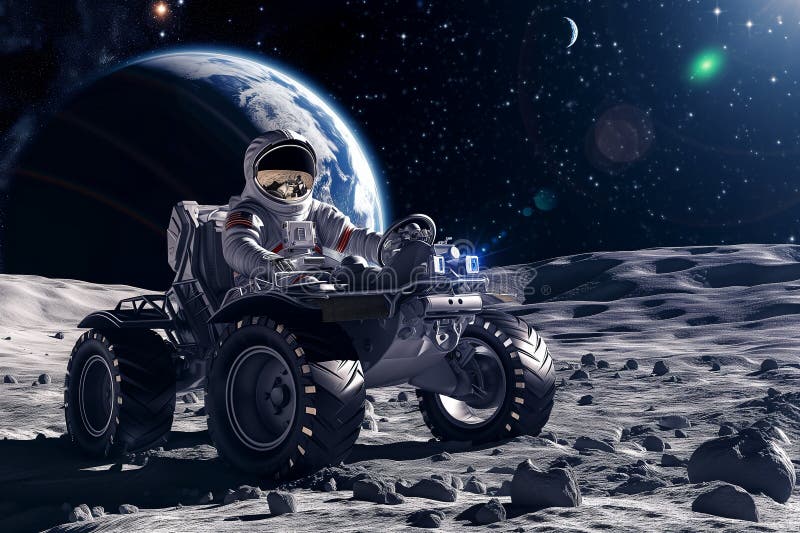 Astronaut exploring outer space. royalty free stock photos