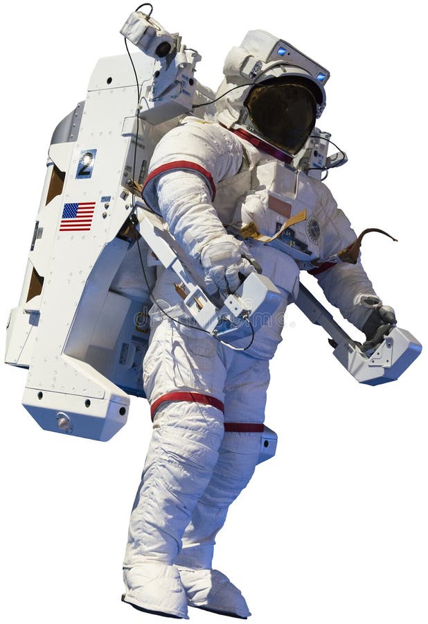 Astronauta, kosmosu spacer, Odizolowywający obraz royalty free Astronauta, kosmosu spacer, Odizolowywający obraz royalty free