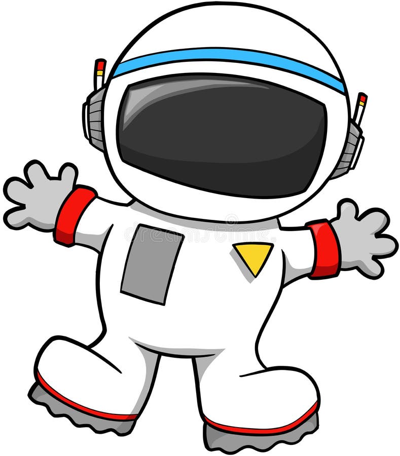 Astronauten-Vektor vektor abbildung Astronauten-Vektor vektor abbildung