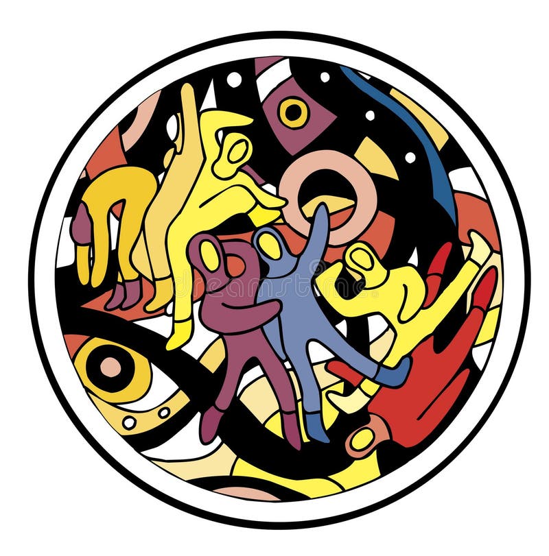 Astronauts vector illustration