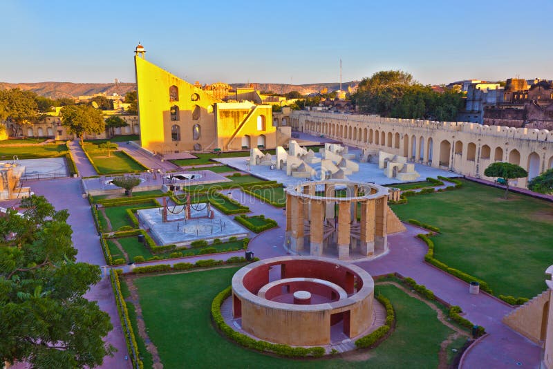 Astronomiczny instrument przy Jantar Mantar obrazy stock Astronomiczny instrument przy Jantar Mantar obrazy stock