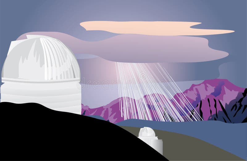 Astronomiebeobachtungsgremium in den Bergen