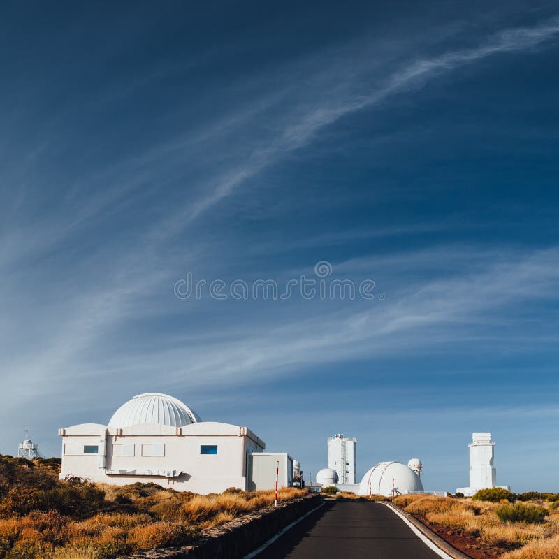 Astronomische Teleskope Teide-Observatoriums in Teneriffa