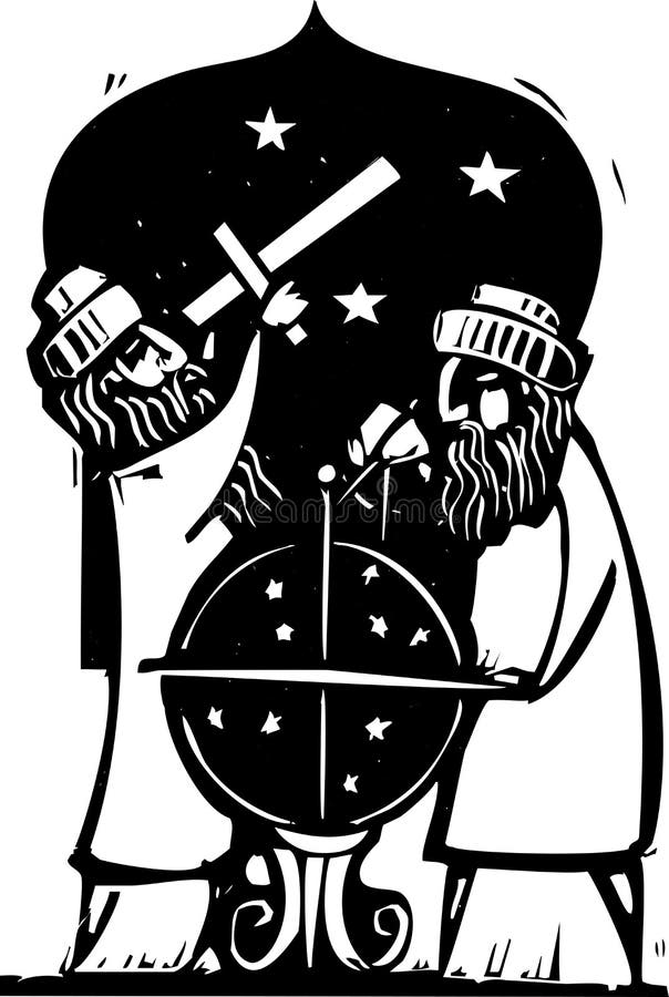 Astrólogo ilustração do vetor Astrólogo ilustração do vetor