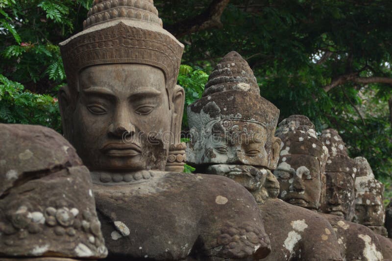 Asuras and Devatas on the Naga Bridge to Angkor Thom