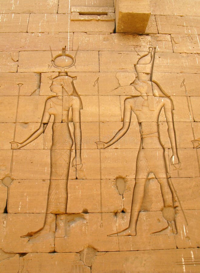 Asuão, Egito: Templo de Kalabsha no Lago Nasser foto de stock