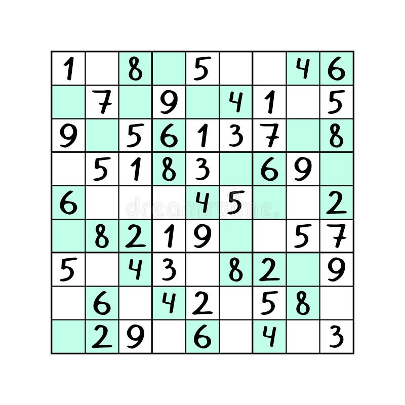 Até Um Estranho Jogo Sudoku Para Ilustração Vetorial De Iniciantes  Ilustração do Vetor - Ilustração de jogo, enigma: 258062537