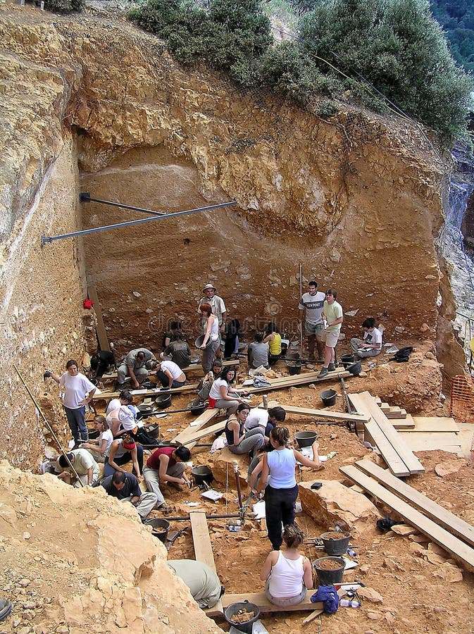 Atapuerca skamieniały miejsce fotografia royalty free Atapuerca skamieniały miejsce fotografia royalty free