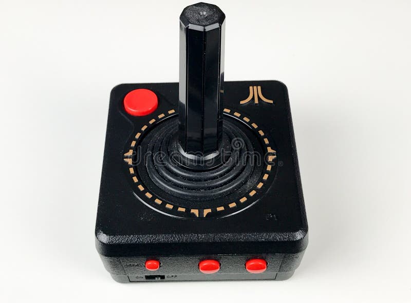 Atari-Steuerknüppel lizenzfreie stockbilder Atari-Steuerknüppel lizenzfreie stockbilder