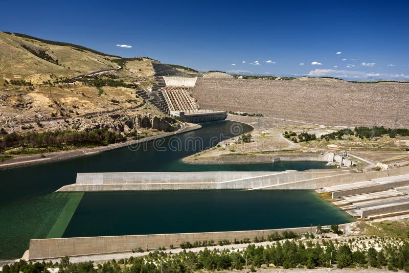 Atatï¿½rk Dam stock photo