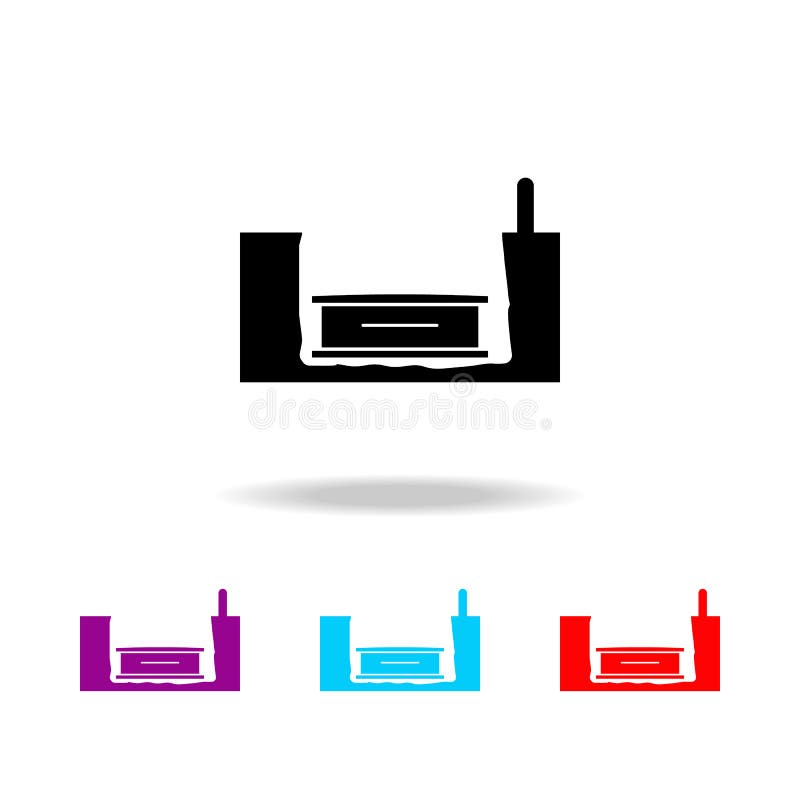 ataúd en icono de la tierra Elementos de la muerte en iconos coloreados multi Icono superior del diseño gráfico de la calidad Ico ilustración del vector ataúd en icono de la tierra Elementos de la muerte en iconos coloreados multi Icono superior del diseño gráfico de la calidad Ico ilustración del vector