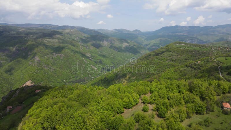 Atemberaubende Sicht auf die Iskar-Schlucht in der Nähe des Dorfes Bov bulgaria