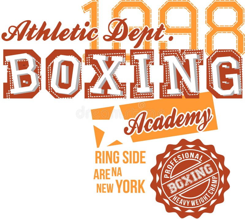 Atheltic Boxing text design