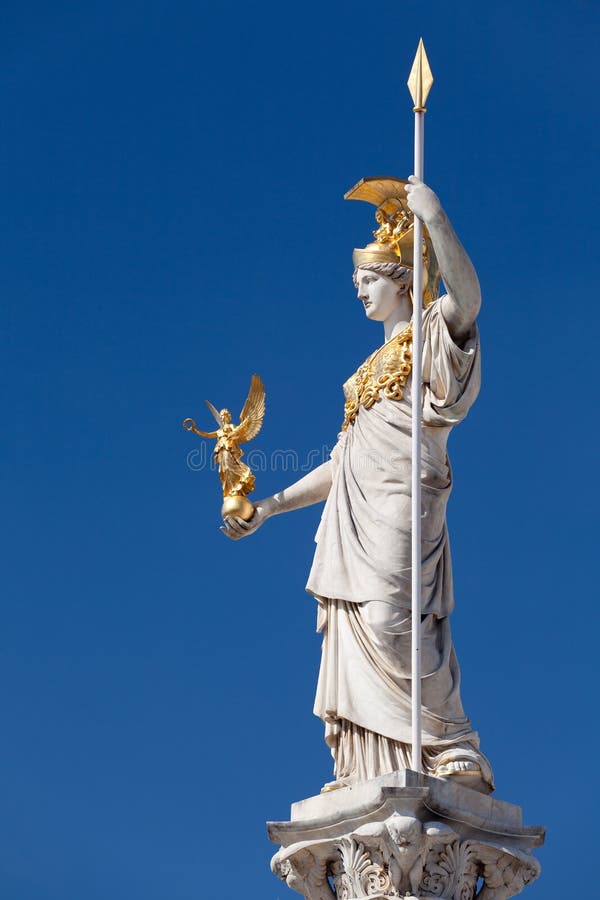 Athena, Goddess Of Greek Mythology Royalty Free Stock Photography