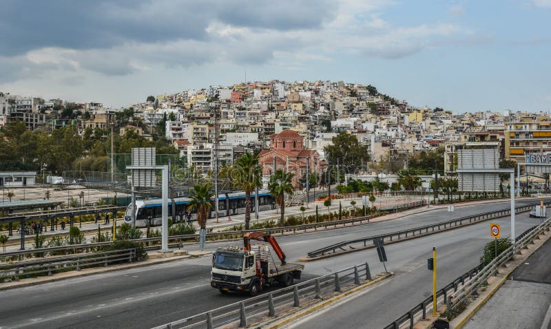 Street of Athens, Greece editorial image. Image of landmark - 157202585