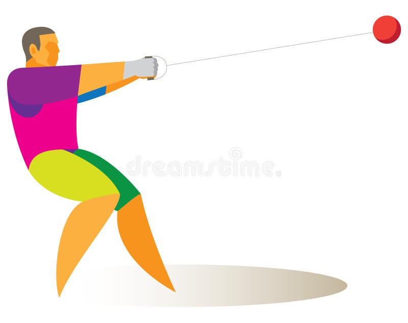 Hammer Throw Clip Art