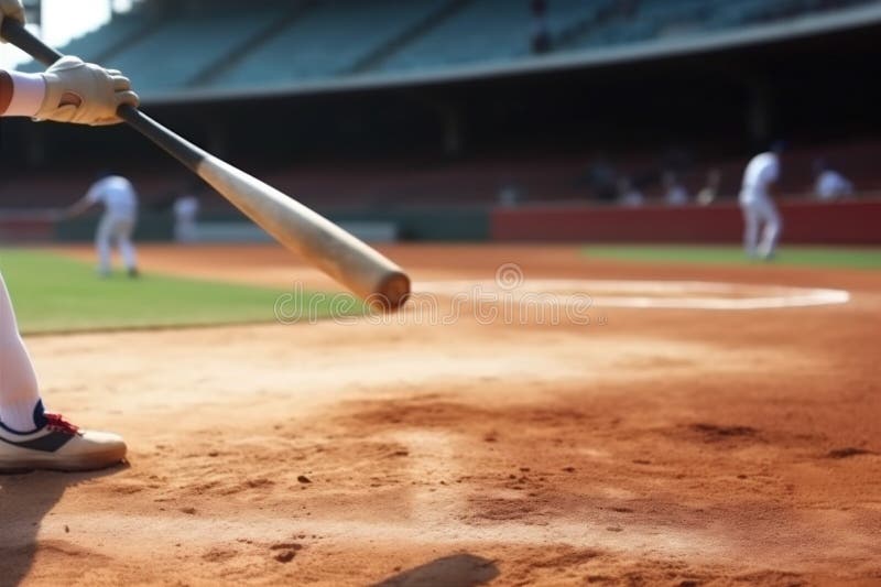 Premium AI Image  Swing for the Fences A Baseball Player Ready to Knock it Out  of the Park with GenerativeAI