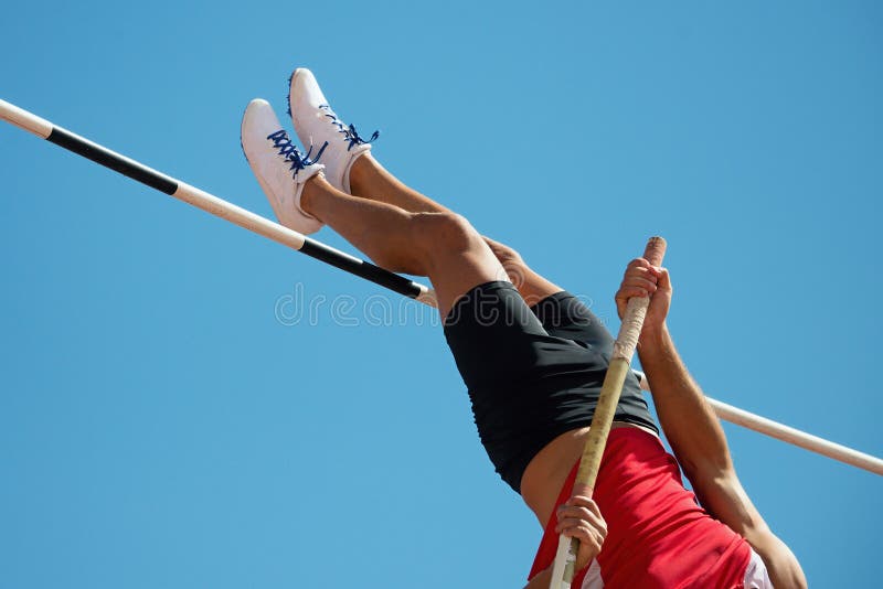 Athlete pole vault royalty free stock photos Athlete pole vault royalty free stock photos