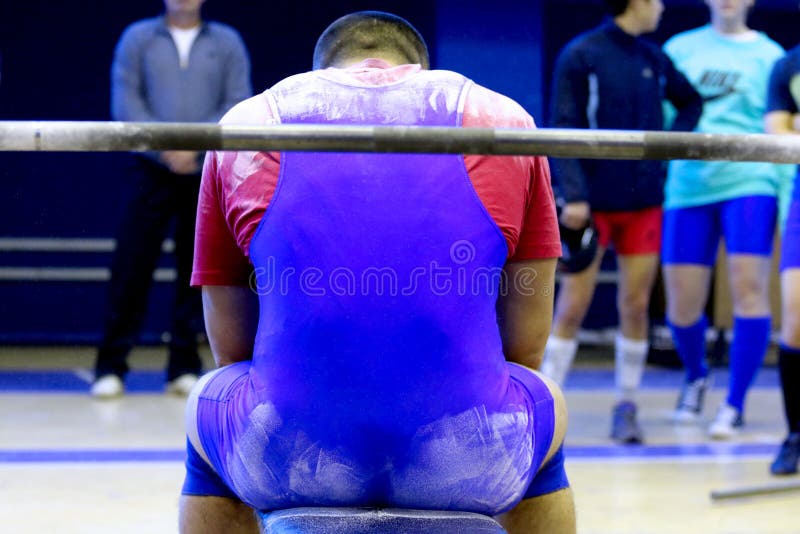 Athlete of Powerlifter Performs a Deadlift Editorial Photo Image of