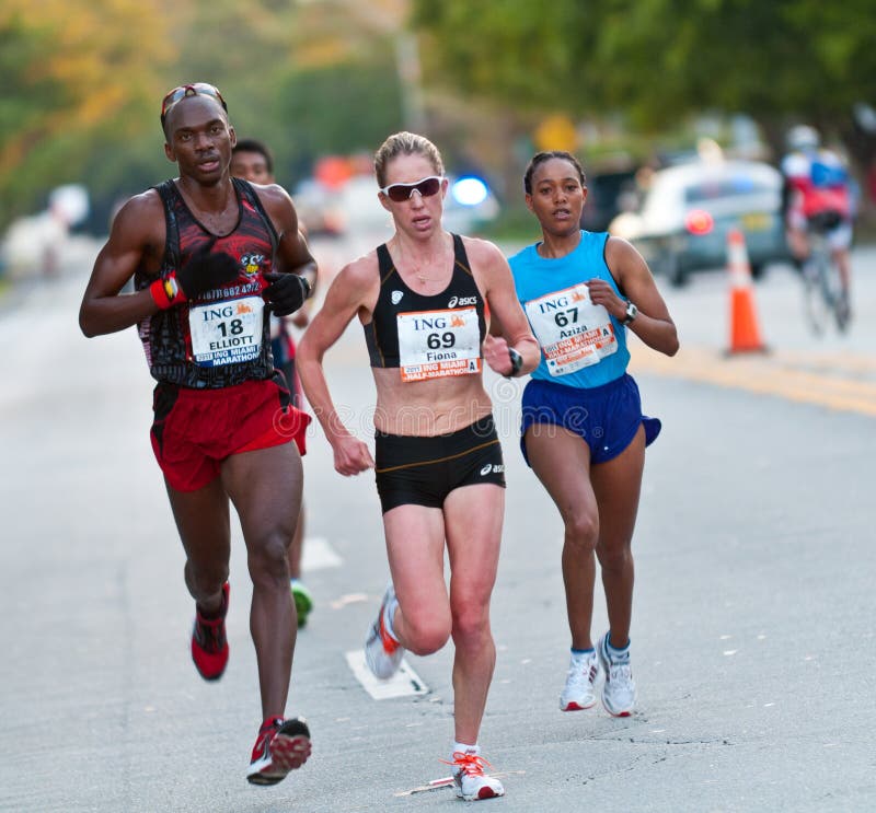 Athletes in Marathon editorial stock photo. Image of fitness 18085143