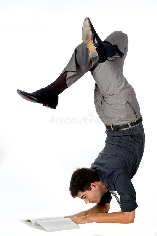 Athletic Businessman royalty free stock photo