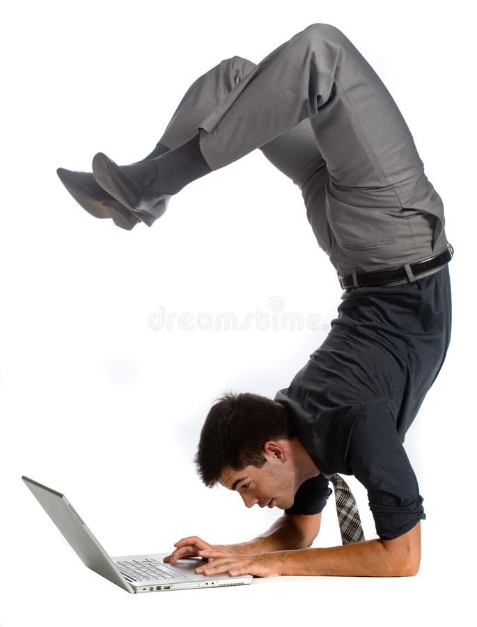 Athletic Businessman stock image