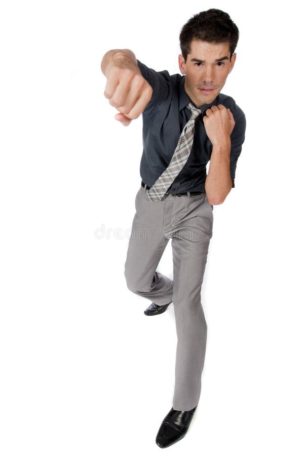 Athletic Businessman royalty free stock images