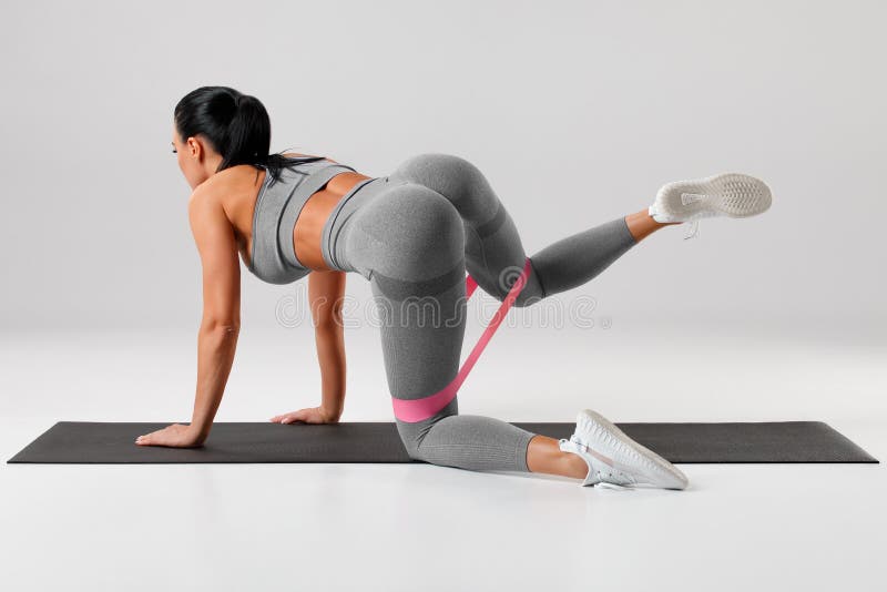Athletic Girl Workout in Gym. Fitness Woman Doing Exercise for Triceps  Stock Photo - Image of fitness, exercise: 146657864