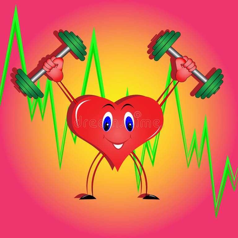 Lifting Heart Weights Stock Illustrations – 144 Lifting Heart Weights