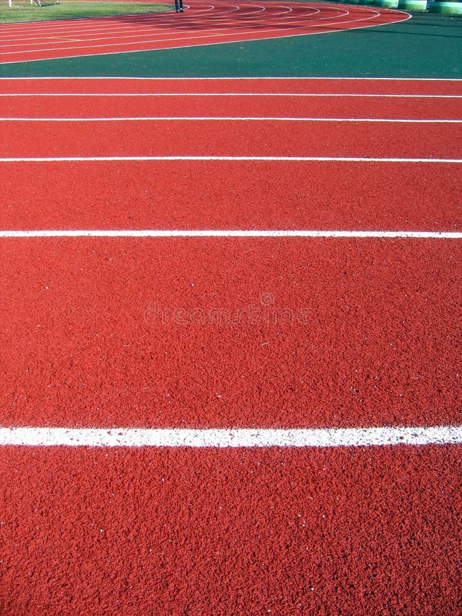 Athletic Surface Markings stock image