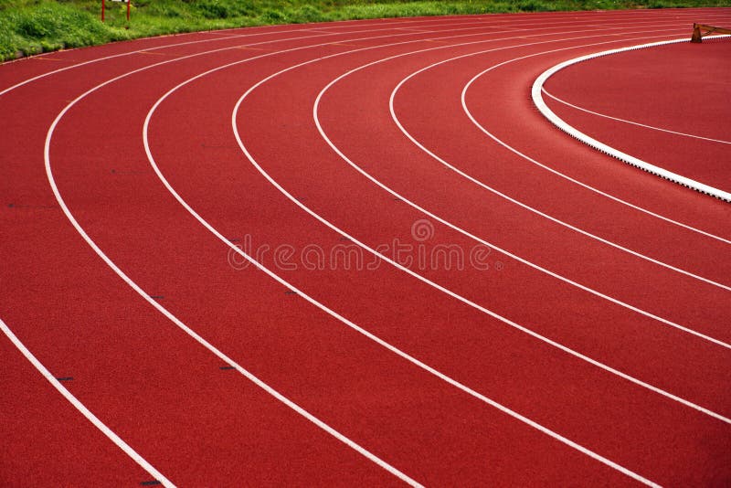 Athletic track royalty free stock photography