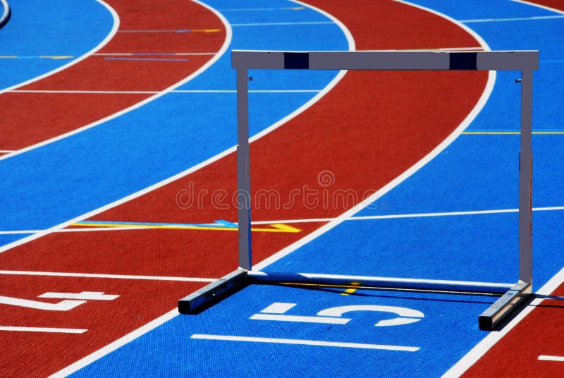 Athletic track stock photo. Image of running, perspective 9204392