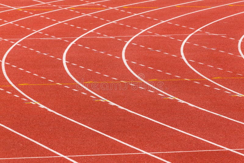Athletic track stock photography