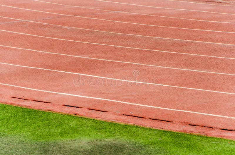 Athletic track royalty free stock photo