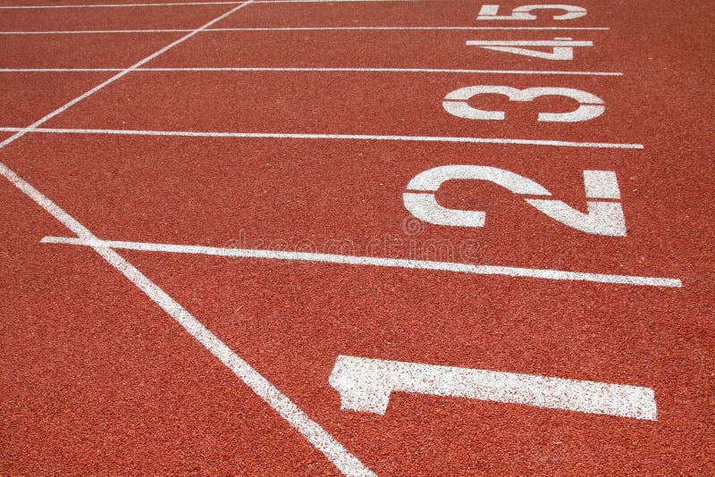 Athletics Track Lane stock photo. Image of compete, outdoor 18735416