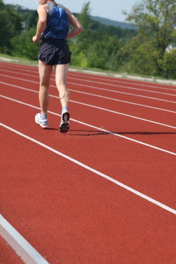 Curve Athletics Running Track Stock Image Image of course, distance