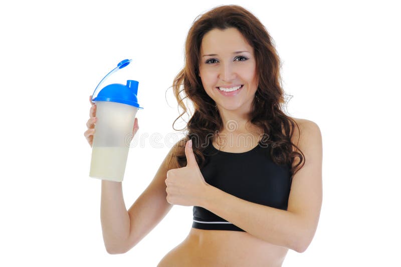Athletische junge Frau lizenzfreie stockbilder Athletische junge Frau lizenzfreie stockbilder