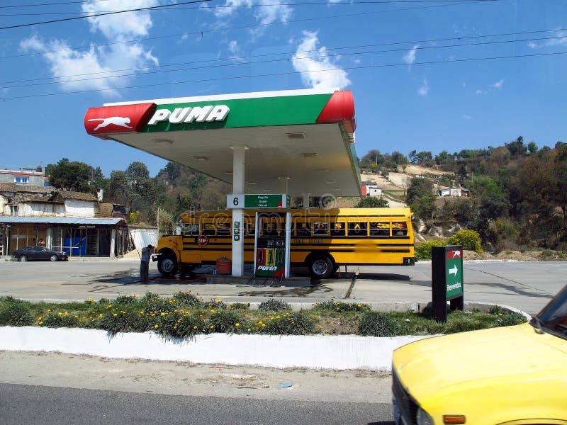 Atitlan, Guatemala 05 Mar 2011 the Highway PanAmerican in Guatemala