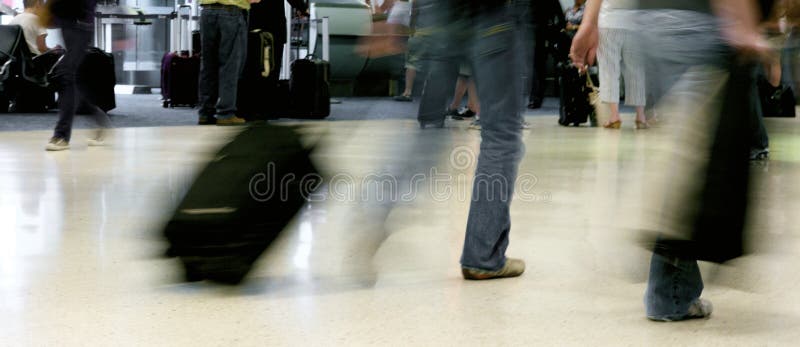 Atividade de aeroporto imagens de stock Atividade de aeroporto imagens de stock